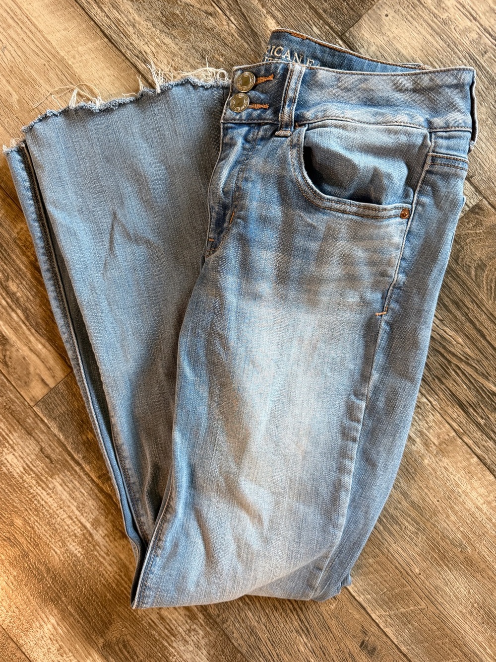 American Eagle Outfitters Light Blue Flare Jeans